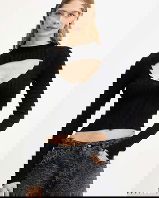 Diesel pulover de lână M-OLINA culoarea negru, light, cu turtleneck, A18904.0PLBF