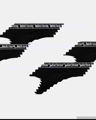 Just Cavalli slip 3-pack culoarea negru, 79OAJU01 CJUT2