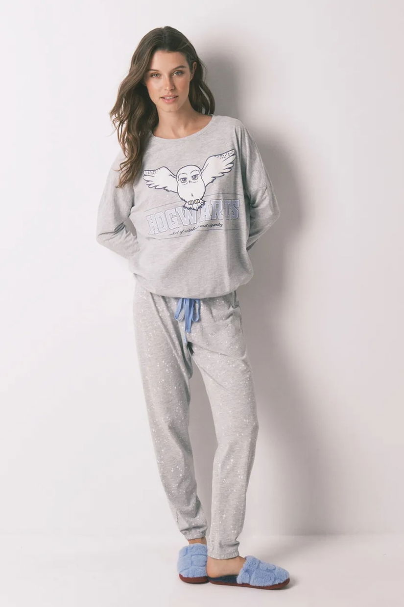 women'secret pijama culoarea gri, 3132130