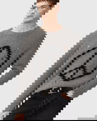 AllSaints pulover din amestec de lână MESSAGE culoarea gri, light, M013KD