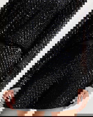 Karl Lagerfeld pantaloni scurti culoarea negru, cu imprimeu, high waist, A4W10125