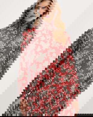 Pepe Jeans rochie culoarea portocaliu, mini, evazați, PL9537693