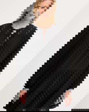 Pepe Jeans rochie culoarea negru, mini, evazați, PL9537696