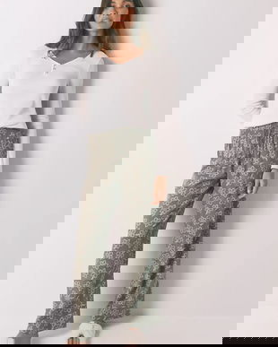 Women's Secret pantaloni de pijama culoarea verde, 3702259