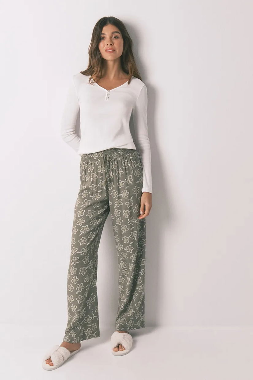women'secret pijama culoarea verde, 3702259