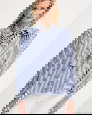 Pepe Jeans cămașă din bumbac cu guler stand-up, regular, PL3051268