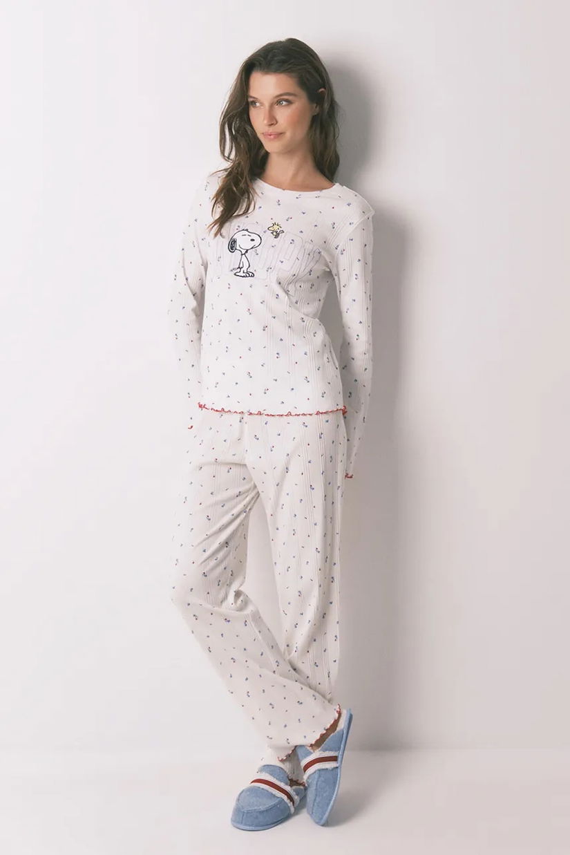 women'secret pijama culoarea bej, 3132124