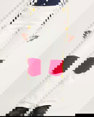 Rossignol pantaloni de schi JCC culoarea alb, RLOWP13