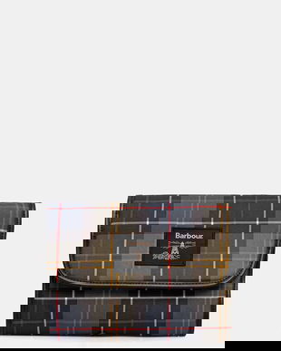 Barbour portfard culoarea verde, MAC0425