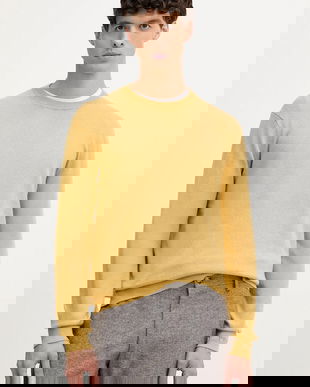 Pepe Jeans pulover din amestec de lână culoarea galben, light, PM7000013