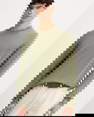 Pepe Jeans pulover din amestec de lână culoarea verde, light, PM7000013