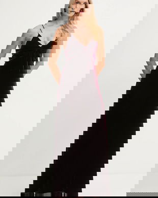 Forte Forte rochie din mătase culoarea bordo, maxi, evazați, 14351.mydress