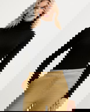 MC2 Saint Barth pulover de lână culoarea negru, light, cu guler, EKA0001