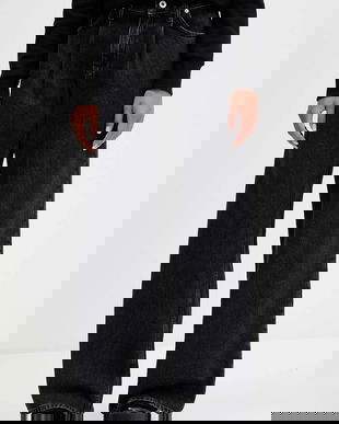 Karl Lagerfeld Jeans blugi culoarea negru, A4W10053