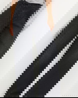 Medicine blugi din bumbac culoarea negru