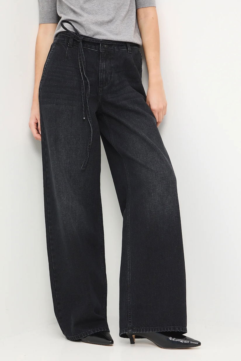Medicine blugi din bumbac culoarea negru