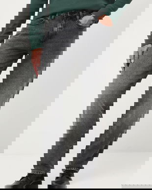 Medicine blugi din bumbac culoarea gri