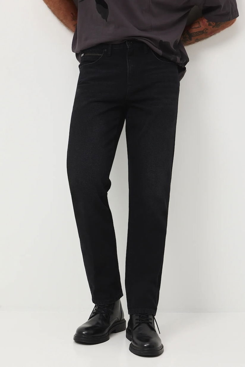 Medicine blugi din bumbac culoarea negru