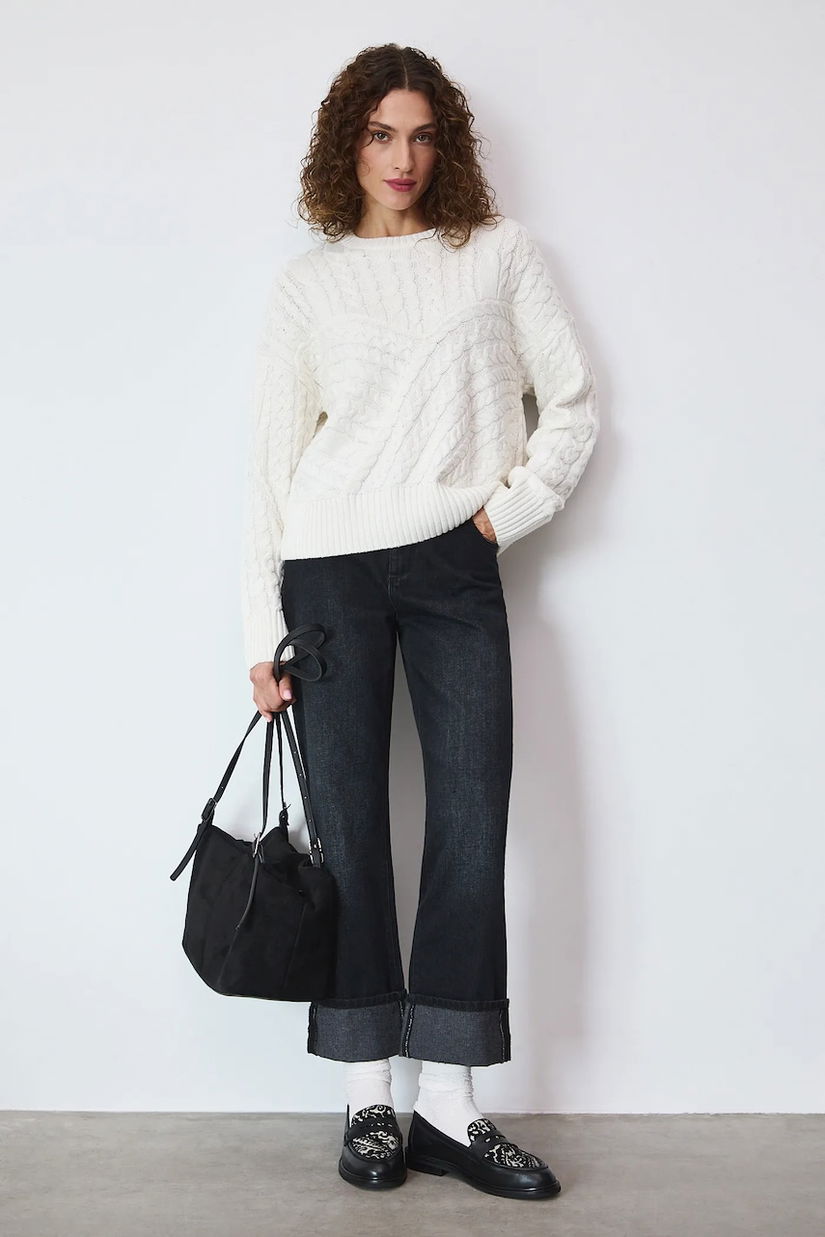 Medicine blugi din bumbac culoarea negru