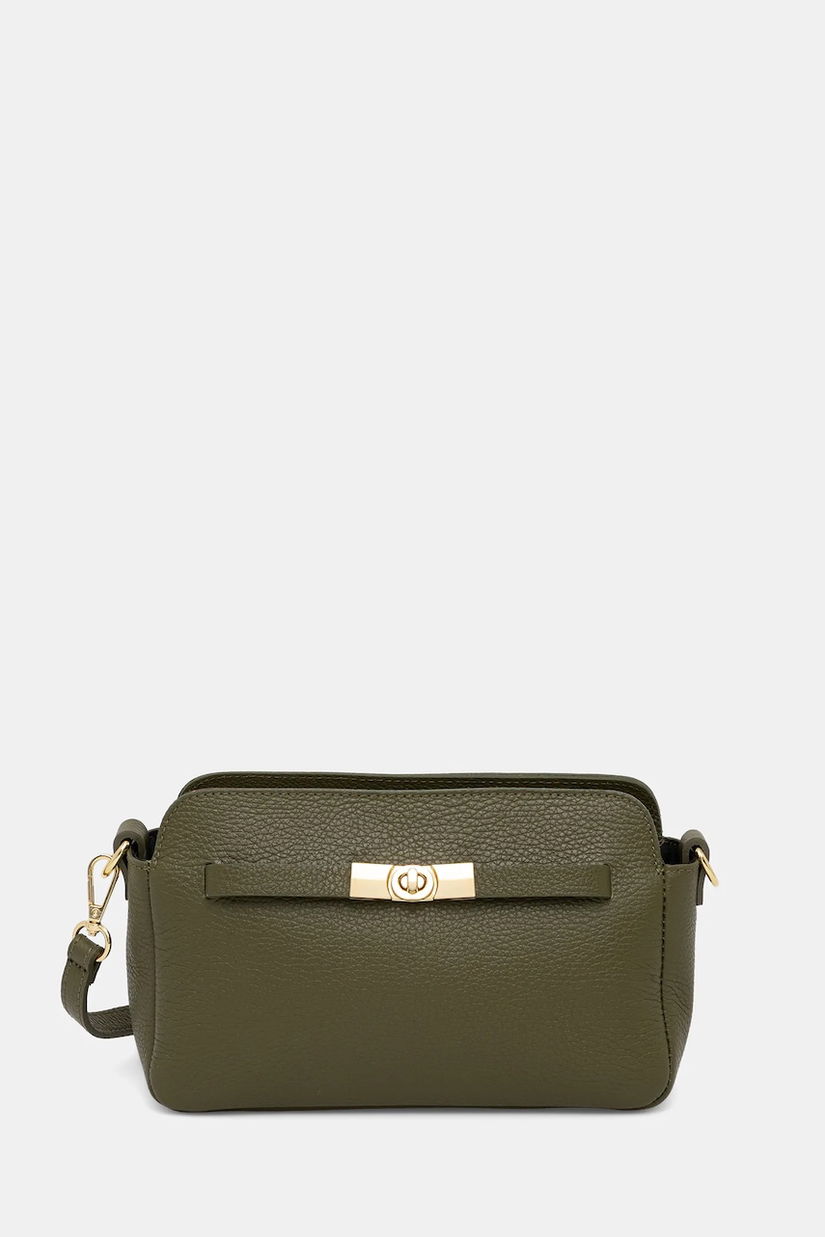 Answear.LAB poseta de piele culoarea verde