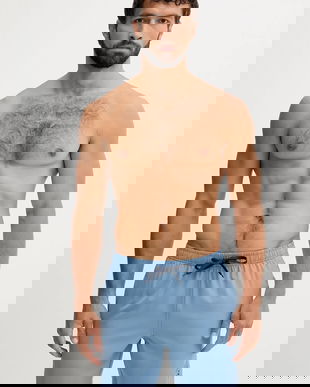 Aqua Speed pantaloni scurți de baie culoarea negru, DYLAN