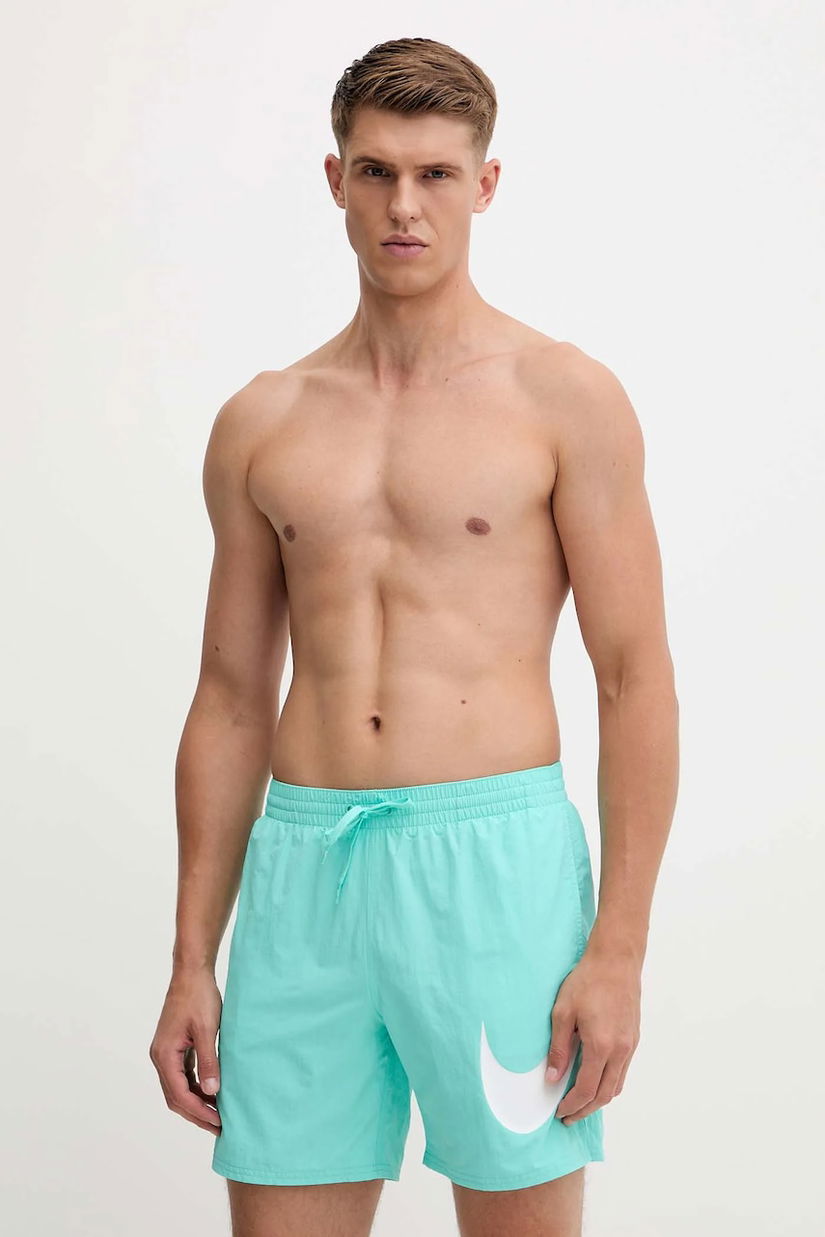 Nike pantaloni scurți de baie culoarea negru, NESSF508
