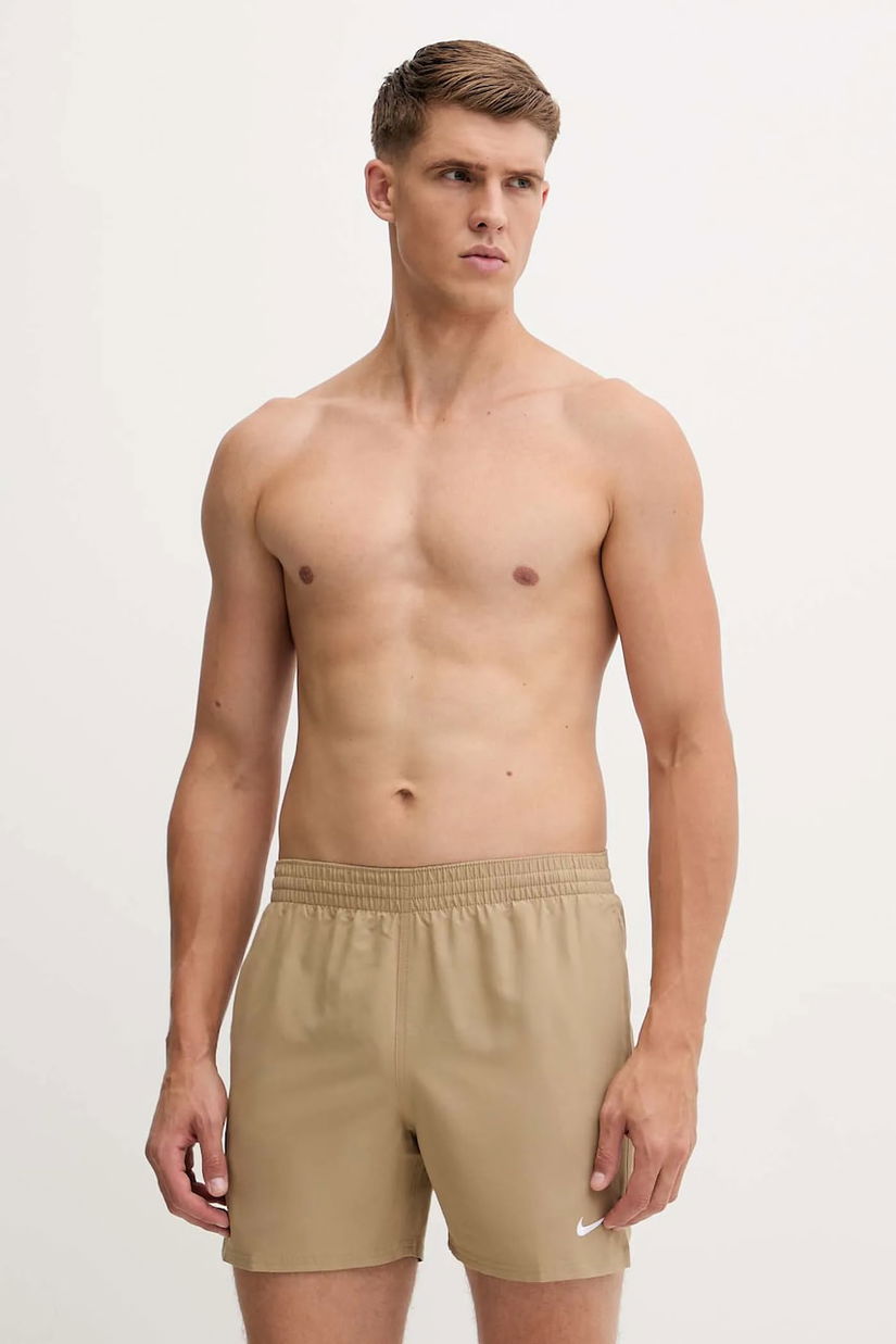 Nike pantaloni scurți de baie culoarea galben, NESSF560