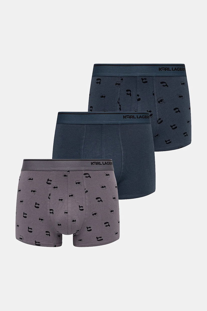 Karl Lagerfeld boxeri 3-pack culoarea negru, A3M47008