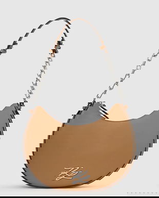 Karl Lagerfeld poșetă de piele culoarea negru, A2W30019