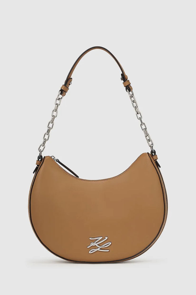 Karl Lagerfeld poșetă de piele culoarea negru, A2W30019