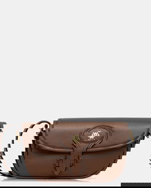 Bally poșetă de piele culoarea verde, WAC04C