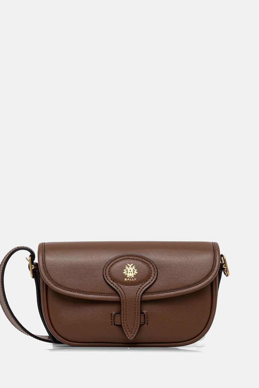 Bally poșetă de piele culoarea verde, WAC04C