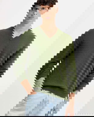 United Colors of Benetton pulover de lână culoarea gri, 1002U4407