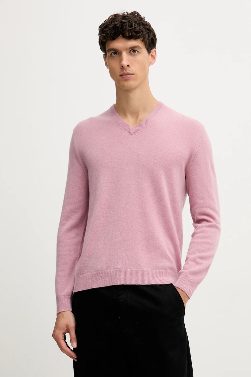 United Colors of Benetton pulover de lână culoarea gri, 1002U4407