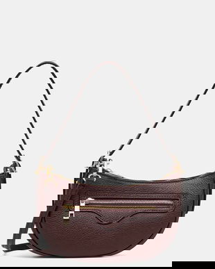 Answear Lab poseta de piele culoarea maro