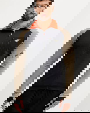 Dynafit hanorac Radical Polartec culoarea verde, cu glugă, cu imprimeu, 08.0000071122