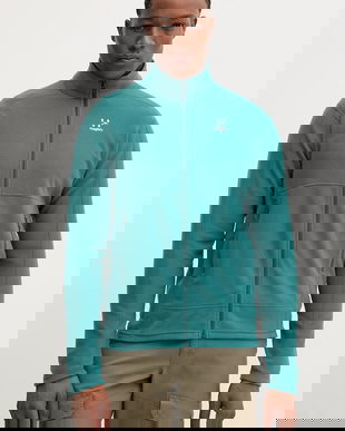 Haglöfs hanorac Buteo culoarea verde, uni, 605073