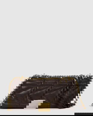 Karl Lagerfeld poșetă K/KUILT culoarea maro, A1W30435