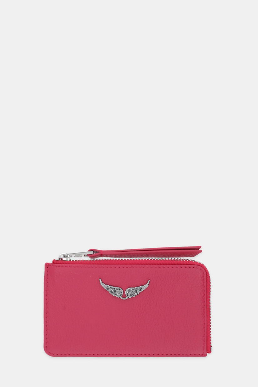 ZADIG&VOLTAIRE portofel de piele culoarea verde, LWSG00011