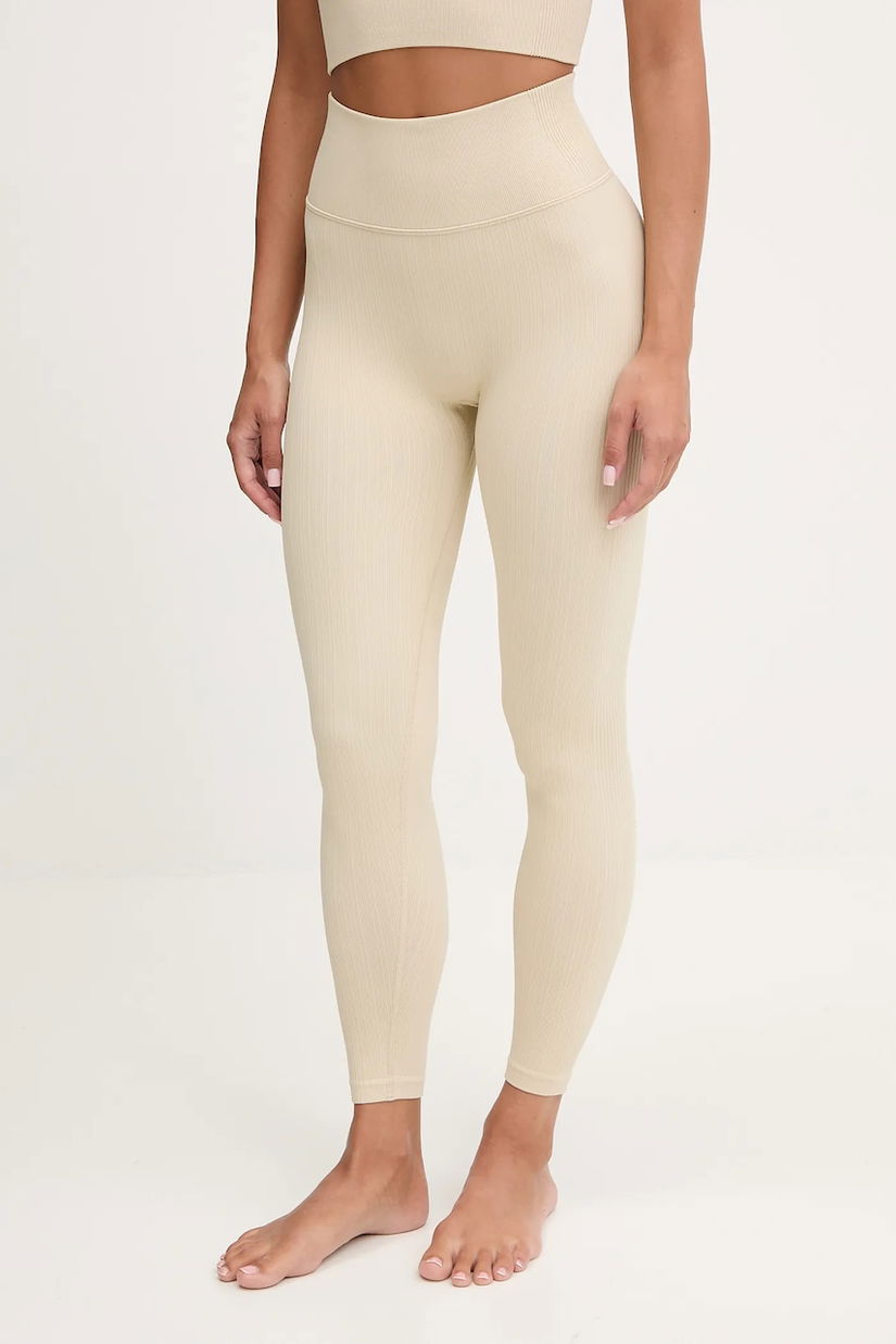 Casall leggins de antrenament Multi Rib culoarea negru, uni, 24160