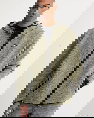 Tommy Jeans hanorac fleece culoarea negru, DM0DM19224