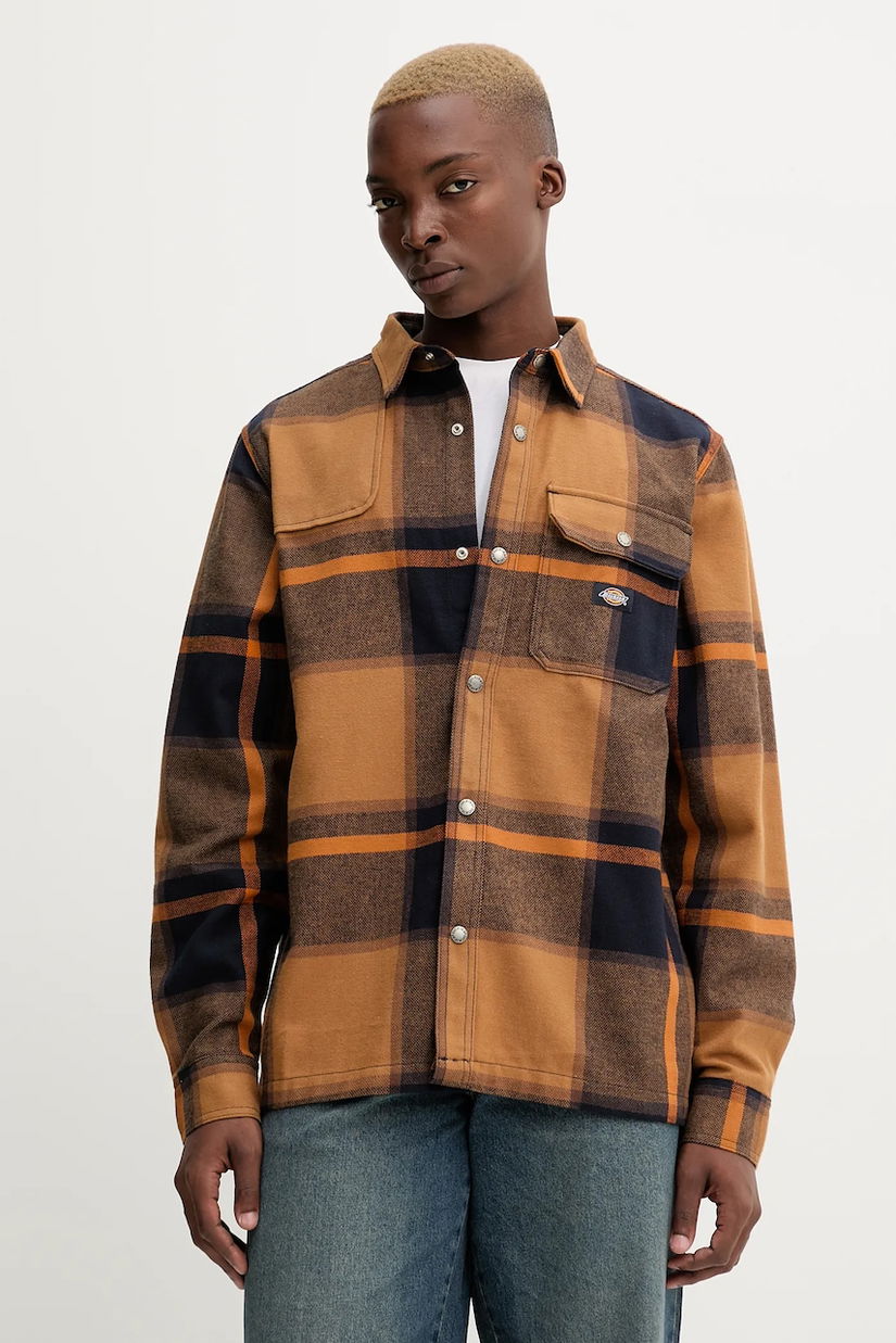 Dickies cămașă din bumbac NIMMONS cu guler clasic, regular, DK0A4XGU