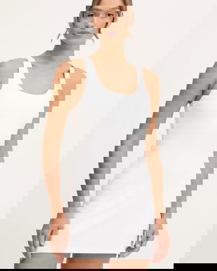 Under Armour rochie sport Motion culoarea negru, mini, mulată