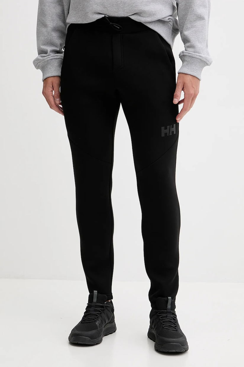 Helly Hansen pantaloni de trening culoarea albastru marin, cu imprimeu