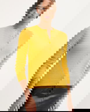 United Colors of Benetton cardigan din lana culoarea verde, light