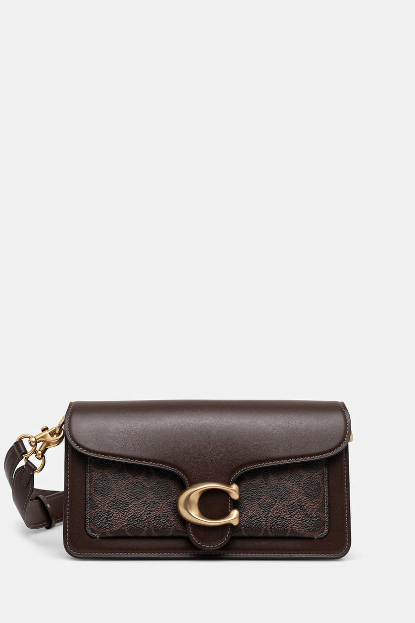 Coach poșetă de piele Tabby 26 culoarea negru