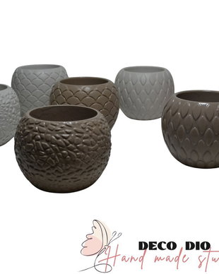 Vază decorativă din ceramică Balo - 7cm x 8 cm