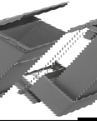 Cos de gunoi incorporabil Pelikan 21500, cu extragere automata, cu un recipient de 20 L si unul de 1 L, antracit