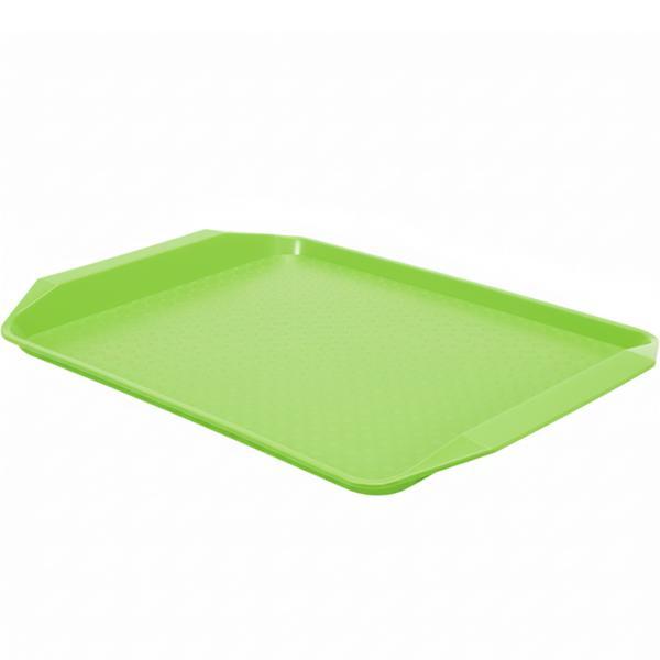 Tava servire fast food 43x30 cm, verde