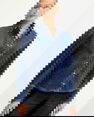 BOSS Orange cămașă jeans cu guler clasic, regular, 50553905